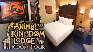 Disney's Animal Kingdom Lodge- Hotel Room Tour - Standard View King