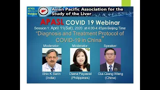 APASL Hepatology Webinar Episode 1 Session1 (COVID-19): Dr. Gui-Qiang Wang