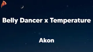 Akon - Belly Dancer x Temperature (lyrics) dont be shy girl go bananza