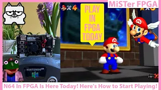 MiSTer FPGA N64 Impossible Core Is Here Today! N64 MiSTer FPGA Setup Guide : FPGA Nintendo 64 Now!