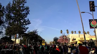 Pasadena Rose Parade - B2 Bomber with two F-35 Lightning flyover