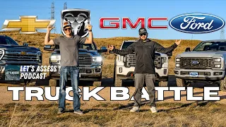 BEST HD TRUCK? | Chevrolet vs Ford vs GMC vs Ram