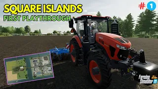 FIELD WORK & CONTRACTS - SQUARE ISLANDS #farmingsimulator22 #timelapse #fs22   🚜