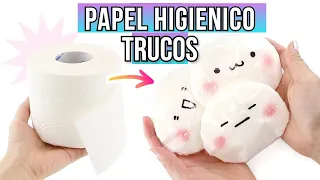 TRUCOS con PAPEL! - Squishies de PAPEL! Super fáciles!!!