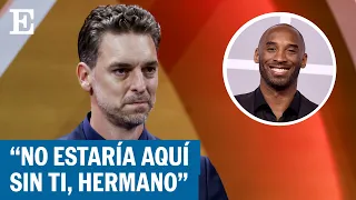 BALONCESTO: Pau Gasol se emociona al recordar a Kobe Bryant tras entrar en el Hall of Fame | EL PAÍS