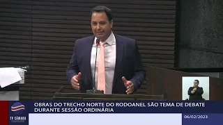 Obras do trecho norte do Rodoanel são tema de debate durante sessão ordinária