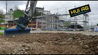 Roderechen Einsatz im Gartenbau