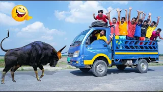 Top New Comedy Video Amazing Funny Video 😂Try To Not Laugh Episode 249 By #bidikfuntv