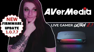 *NEW Firmware Update* for the AVerMedia Live Gamer ULTRA 2.1 Capture Card