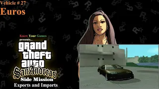 GTA: San Andreas - Export & Import Side Mission # 27 - Euros