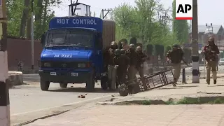 Kashmir students clash with India police after lockdown ends