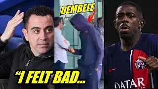 XAVI REACTS TO DEMBELE INSULTS! Barca fans greet Dembele with insults on arrival for UCL clash