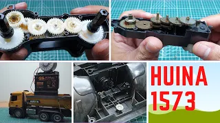 HUINA 1573 1582 DUMP TRUCK DISSASEMBLY | HUNA 1573 1582 FULL TEARDOWN REVIEW | WHAT'S INSIDE