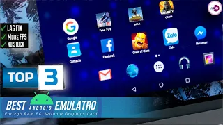 Top 3 Best Android Emulator For 2GB RAM PC, Without Graphics Card.