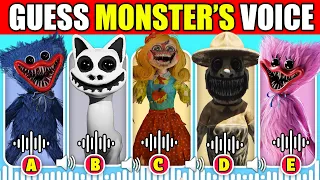 IMPOSSIBLE 🔊 Guess The MONSTER'S VOICE | Poppy Playtime Chapter 4 + Zoonomaly | Catnap, Smile Cat