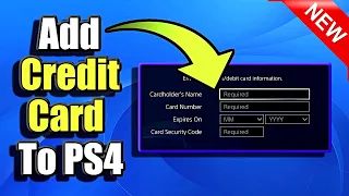 How to Add Credit Card to PS4 (Best Method)