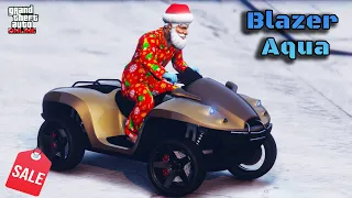 Blazer Aqua Review & Best customization | Sale NOW | GTA Online | ATV Sliding in the Snow!  NEW