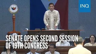 Senate opens second session of 19th Congress