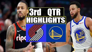 Portland Trail Blazers vs Golden State Warriors 3rd QTR GAME HIGHLIGHTS | April 11 | 2024 NBA Season