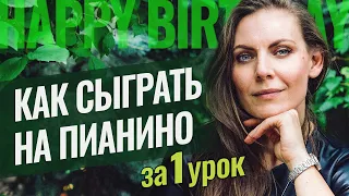 Фортепиано для новичков | Играем Happy Birthday