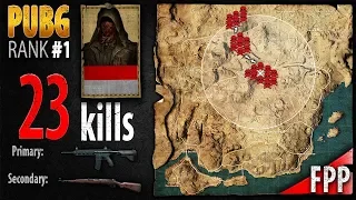 PUBG Rank 1 - WillyWinata 23 kills [AS] Solo FPP - PLAYERUNKNOWN'S BATTLEGROUNDS