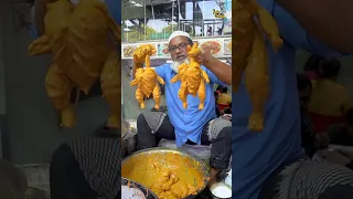 KFC Style Full Murga Fry Making In Jama Masjid Rs. 500/- Only #delhifood #shorts