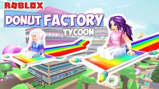 Roblox: Donut Factory Tycoon 🍩 / Complete Finished Tycoon with Lucky Blocks!