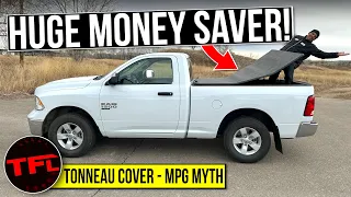 My Jaw Dropped When I Saw How Much My Truck’s MPG Improved WITH a Bed Tonneau Cover vs WITHOUT!