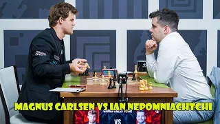 SUPER WIN!! Magnus Carlsen vs Ian Nepomniachtchi || Sinquefield Cup 2022 - R1