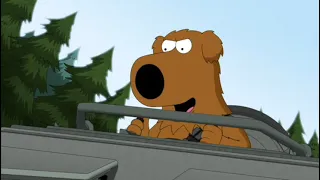 FAMILY GUY Brian (As Chewie) takes control of Imperial walker