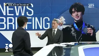 [Eng Sub] Cha Junhwan on SBS news briefing