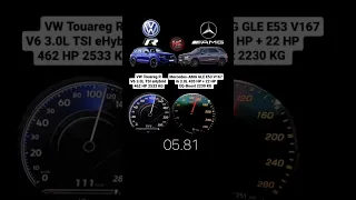 testing speed vw vs AMG