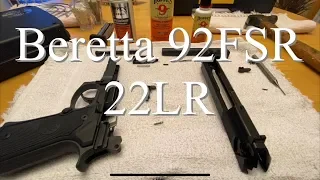 Beretta 92FSR 22LR Disassembly and Reassembly