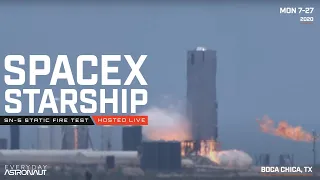 [SCRUBBED don’t watch] Let's watch SpaceX static fire Starship SN-5!