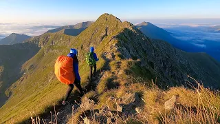 Creasta Fagarasului in 5 zile (partea 1). Dormit la bivuac. Emotii pe Custura Saratii si Negoiu