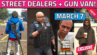 Street Dealer Locations + Gun Van Location TODAY March 7 in GTA 5 Online! Drug Dealers & Gun Van