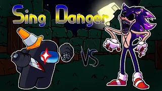 Danger but is Black Impostor vs Sonic.exe - Friday Nigth Funkin Cover