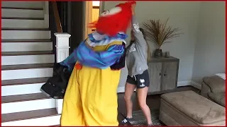 Scary Killer Clown’s Mask Removed After Breaking into Our House