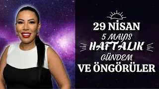 Nurcan Vecigün ile 29 Nisan 5 Mayıs Haftalık Gündem Ve Öngörüler