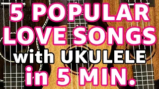 Ukulele Tutorial & Play Along for/Can't Take My Eyes Off You/My Girl/Stand by Me/ &more