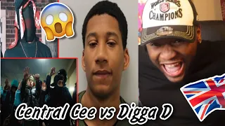 AMERICAN REACTS TO UK DRILL Central Cee vs Digga D: The Violent Backstory