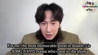 Kwangsoo chose jihyo as the most memorable guest in busted s3 😂😂