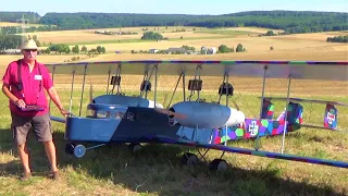 BIGGEST 10,6 m 4 Engined WW1 Bomber Model ZEPPELIN STAAKEN R.VI