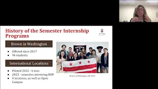 Off-Campus Semester Internship Programs at Brown