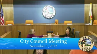 City Council Meeting - November 1, 2022