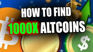 How To Spot The Next 1000x Altcoins **IMPORTANT** | Top Altcoins