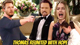 Thomas reunited with Hope, betraying Steffy The Bold and the Beautiful Spoilers