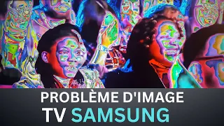 Comment régler le problème d'image fantôme sur un téléviseur Samsung, image negative