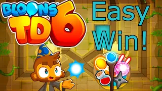 How to beat Chutes on Magic Monkeys Only! (No Monkey Knowledge) Bloons TD 6