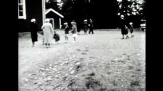 Skolavslutning Rossberga, 1957 och 1958